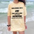 I Am Looking For A Job ENGINEERING Graduation Comfort Color Blast T-Shirt Citrine