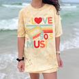 I Love 90's Music Retro Style Nostalgia Cassette 1990s Party Premium Tri-Blend Comfort Color Blast T-Shirt Citrine