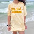 Master Graduation Completed Master Of Education Teacher Men Women Comfort Color Blast T-Shirt Citrine