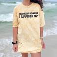 Masters Degree I Leveled Up Graduation T-Shirt Comfort Color Blast T-Shirt Citrine