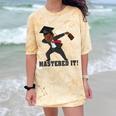 Masters Graduation Mastered It Dabbing Man Tee Comfort Color Blast T-Shirt Citrine
