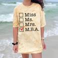 MBA Graduates Miss Ms Mrs MBA MBA Graduation Meme Comfort Color Blast T-Shirt Citrine