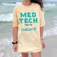 Med Tech Medical Technician Gag Lab Graduation Premium Comfort Color Blast T-Shirt Citrine
