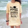 My Mommy Did It And She Did It Graduation Tee For Daughter Comfort Color Blast T-Shirt Citrine