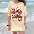 My Mommy Did It And She Did It For Me Nurse Graduation Mom Comfort Color Blast T-Shirt Citrine