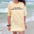 I Like Music More Than People Introverts Musicians Comfort Color Blast T-Shirt Citrine I Like Music More Than People Introverts Musicians Comfort Color Blast T-Shirt Citrine