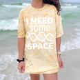 I Need Some Space Introvert Astronaut Science Comfort Color Blast T-Shirt Citrine