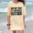 Nope Not Today Its Too Peopley Outside Introvert Lazy Comfort Color Blast T-Shirt Citrine Nope Not Today Its Too Peopley Outside Introvert Lazy Comfort Color Blast T-Shirt Citrine