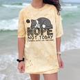 Nope Not Today Tomorrow's Not Looking Good Either Introverts Comfort Color Blast T-Shirt Citrine