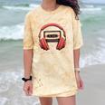 Nostalgia Cassette Men Women 80s 90s Retro Mixtape Tape Comfort Color Blast T-Shirt Citrine