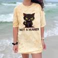 Not A Hugger Tee Angry Cat Sarcastic Cute Introvert Comfort Color Blast T-Shirt Citrine Not A Hugger Tee Angry Cat Sarcastic Cute Introvert Comfort Color Blast T-Shirt Citrine