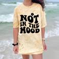 Not In The Mood Anti Social Introvert Sarcastic Retro Comfort Color Blast T-Shirt Citrine