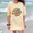 Do Nothing Club Lazy Introvert Gen Y Millennials Comfort Color Blast T-Shirt Citrine