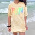 Nurse Graduation Shirt RN Est 2018 Rainbow Tshirt Comfort Color Blast T-Shirt Citrine