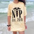 Nurse Practitioner Graduation NP Est 2019 Shirt Comfort Color Blast T-Shirt Citrine