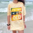 Im This Old Retro 80s 90s VHS Cassette Floppy Disk Nostalgia Comfort Color Blast T-Shirt Citrine