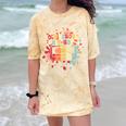 Old-School Hip Hop 80's 90's Style Music Cassette Nostalgia Comfort Color Blast T-Shirt Citrine
