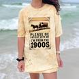 Be Patient With Me I'm From The 1900s Birthday Retirement Premium Tri-Blend Comfort Color Blast T-Shirt Citrine