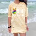 Peace Out 5th Grade Tie Dye Graduation Class Of 2026 Comfort Color Blast T-Shirt Citrine