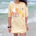 Peace Out Third 3rd Grade Graduation Graduate Class Of 2025 Comfort Color Blast T-Shirt Citrine