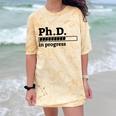 PhD In Progress Graduation Progress Bar Shirt Comfort Color Blast T-Shirt Citrine