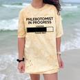 Phlebotomist In Progress Phlebotomy School Graduation Comfort Color Blast T-Shirt Citrine