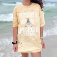 Pigeon Racing Introvert Pigeon Breeder Homing Pigeon Comfort Color Blast T-Shirt Citrine