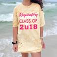Pink Respiratory Therapist Class Of 2018 Graduation T Shirt Comfort Color Blast T-Shirt Citrine