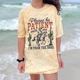 Please Be Patient I'm From The 1900s Cowboy Skeleton Comfort Color Blast T-Shirt Citrine