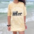 Please Be Patient I'm From The 1900s Oxen And Wagon Comfort Color Blast T-Shirt Citrine