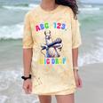 Preschool Graduate Shirt ABC 123 Mic Drop Llama Graduation Comfort Color Blast T-Shirt Citrine