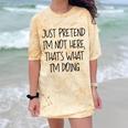 Pretend Introvert Introverted Apparel Comfort Color Blast T-Shirt Citrine Pretend Introvert Introverted Apparel Comfort Color Blast T-Shirt Citrine