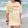 Pretend I Am Not Here That's What I'm Doing Introvert Comfort Color Blast T-Shirt Citrine Pretend I Am Not Here That's What I'm Doing Introvert Comfort Color Blast T-Shirt Citrine