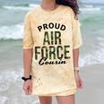 Proud Air Force Cousin Deployment Homecoming Graduation USAF Comfort Color Blast T-Shirt Citrine