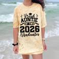 Proud Auntie Of Two 2026 Graduates Graduation Comfort Color Blast T-Shirt Citrine
