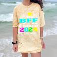 Proud Bff Of Kindergarten Graduate 2024 Graduation Bff Comfort Color Blast T-Shirt Citrine