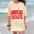 Proud Bonus Dad Of a Class Of 2025 Graduate Graduation Comfort Color Blast T-Shirt Citrine