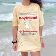 Proud Boyfriend Of 2018 Graduate Dabbing Graduation Comfort Color Blast T-Shirt Citrine