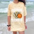 Proud Cousin Of A 2026 Senior Basketball Graduation Leopard Comfort Color Blast T-Shirt Citrine