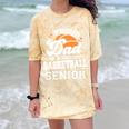 Proud Dad Of A 2025 Senior Basketball Graduation Comfort Color Blast T-Shirt Citrine