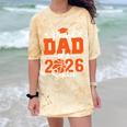 Proud Dad Of A 2026 Senior Basketball Graduation Family Comfort Color Blast T-Shirt Citrine