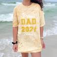 Proud Dad Of a Class Of 2021 Graduate Graduation Senior 2021 Comfort Color Blast T-Shirt Citrine