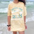 Proud Dad Of Two 2018 Graduates Twin Dads Graduation Comfort Color Blast T-Shirt Citrine