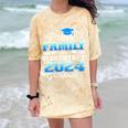 Proud Family Of 5th Grade Graduate 2024 Family Graduation Comfort Color Blast T-Shirt Citrine