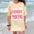 Proud Family Of a Class Of 2026 Graduate For Graduation Comfort Color Blast T-Shirt Citrine