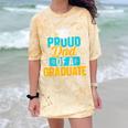 Proud Graduation Dad Father Of Graduates Comfort Color Blast T-Shirt Citrine
