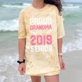 Proud Grandma Of A Class 2019 Senior T Shirt Graduation Comfort Color Blast T-Shirt Citrine