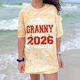 Proud Granny Of A Class Of 2026 Graduate Senior Graduation Comfort Color Blast T-Shirt Citrine