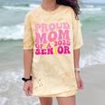 Proud Mom Of a 2025 Graduate Class Senior Graduation Mother Comfort Color Blast T-Shirt Citrine