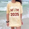 Proud Mom Of 2025 Senior Graduate Matching Family Graduation Comfort Color Blast T-Shirt Citrine
